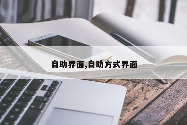 自助界面,自助方式界面